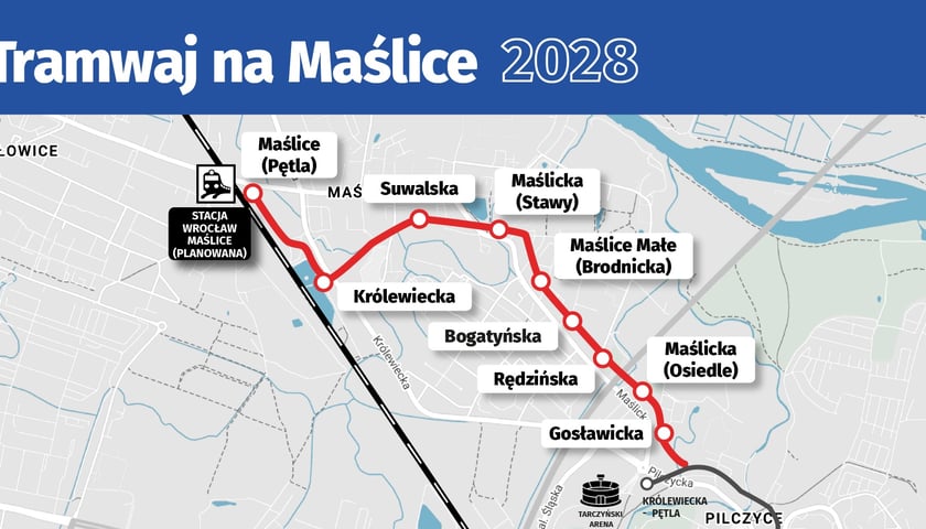 Tramwaj na Maślice