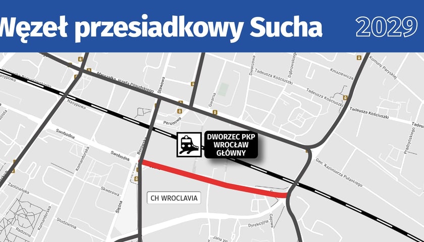 Węzeł przesiadkowy ul. Sucha