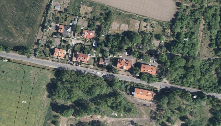 Stan istniejący - widok z góry