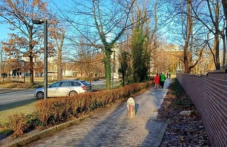 Budowa drogi dla pieszych i rowerów w ciągu ul. Szybkiej, na odcinku od ul. Na Grobli do kładki nad rzeką Oławą 2024.