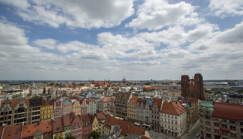 Panorama Wrocławia, zdjęcie ilustracyjne
