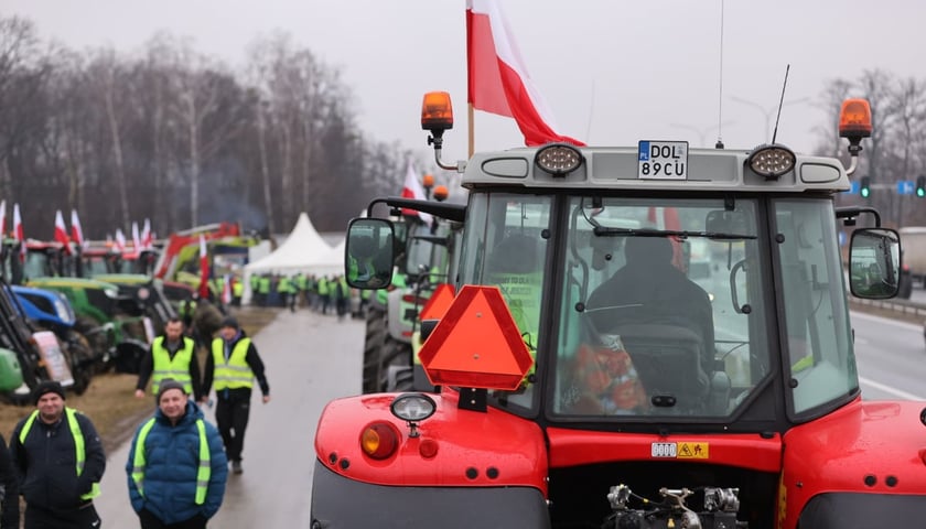 Strajk rolników we Wrocławiu