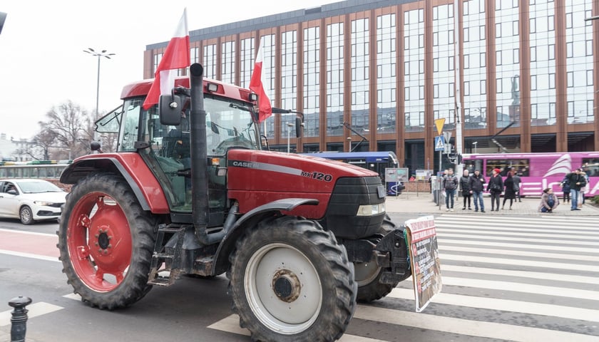 Rolnicy w centrum Wrocławia