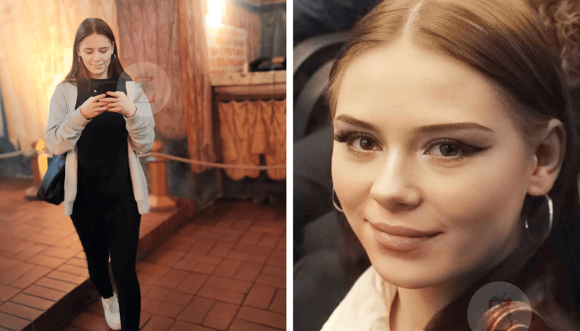 Zaginiona Nadia Potkowska - kolaż dwóch zdjęć zaginionej nastolatki