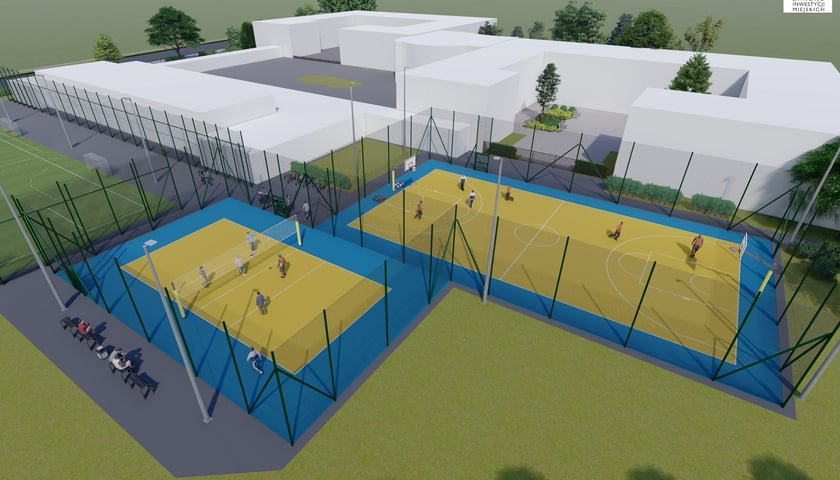 Szkoła Podstawowa nr 43 we Wrocławiu - wizualizacja.