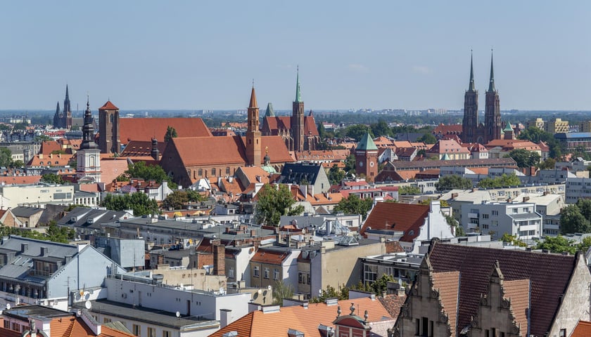 <p>Panorama Wrocławia</p>