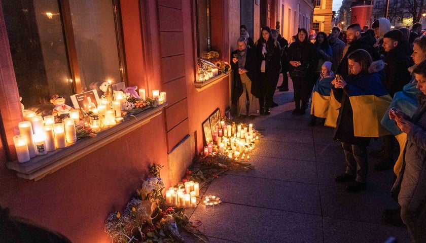 <p>Uroczystości związane z drugą rocznicą wybuchu wojny w Ukrainie (24 lutego 2024)</p>