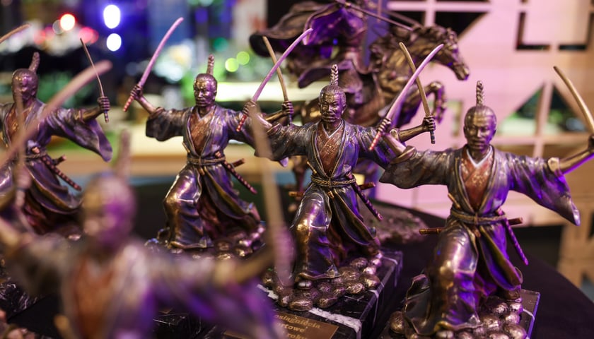 Takie statuetki odebrali mistrzowie. Gala i bal mistrzów karate we Wrocławiu