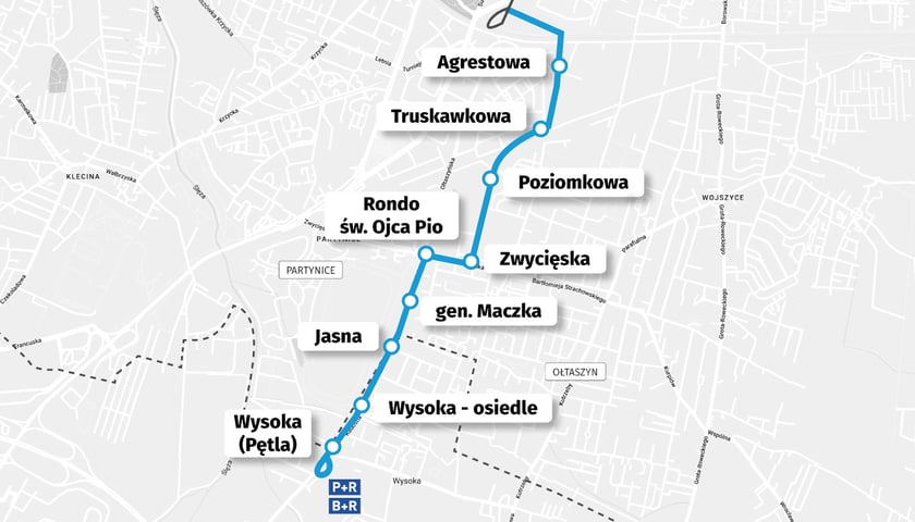 Tramwaj Ołtaszyn – Wysoka