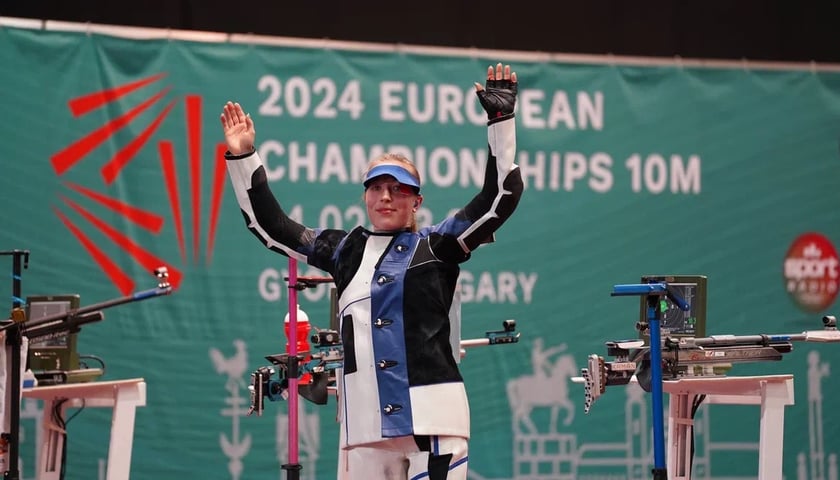 Julia Piotrowska jeden ze srebrnych medali zdobyła w indywidualnej konkurencji karabinu pneumatycznego