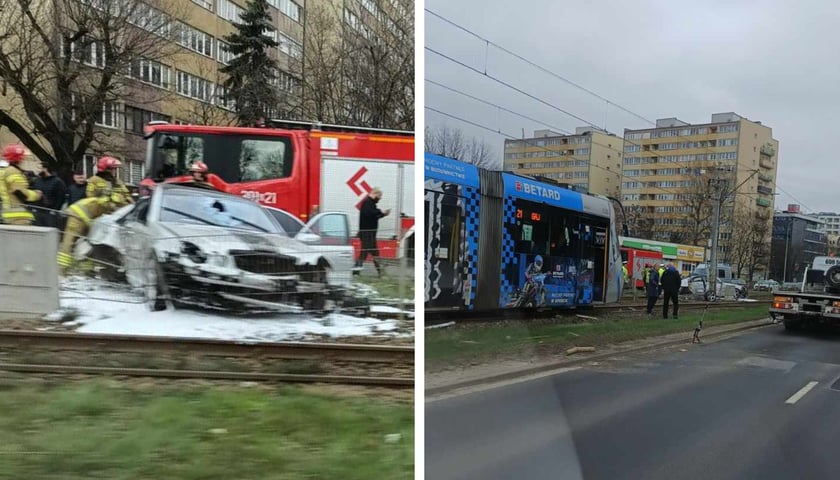 Wypadek przy ul. Legnickiej