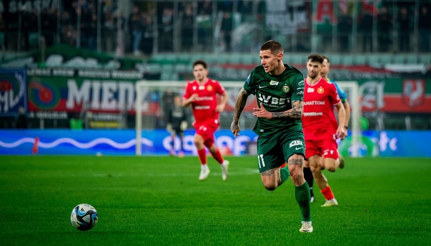 Patryk Klimala, napastnik Śląska Wrocław