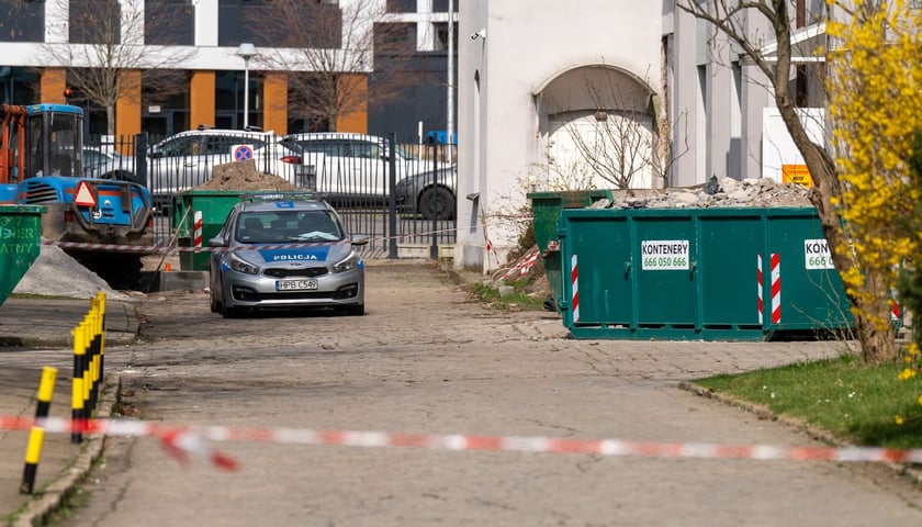 Niewybuch przy Strzegomskiej, Wrocław 13.03.2024