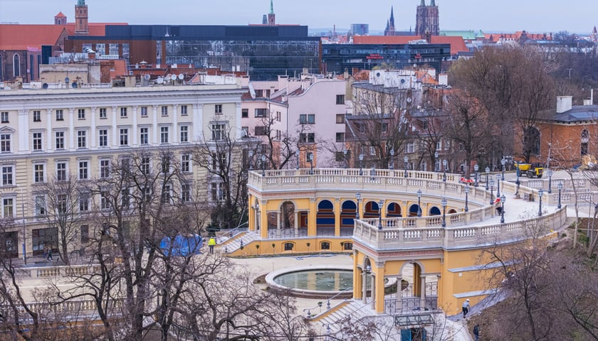 Bastion Sakwowy z lotu ptaka - zdjęcie współczesne