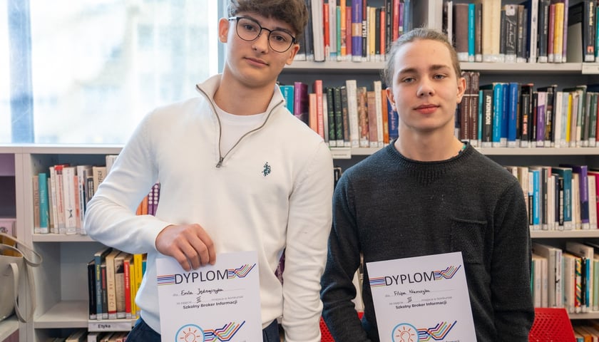 Uroczystość wręczenia nagród w konkursie „Szkolny Broker Informacji”