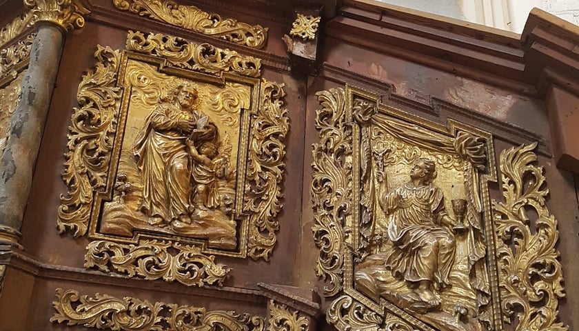 Rewnoacja barokowej ambony w kościele pw. św. Andrzeja Apostoła w Środzie Śląskiej