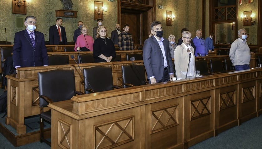 Jako pierwsi ślubowanie złożyli radni osiedla Gajowice