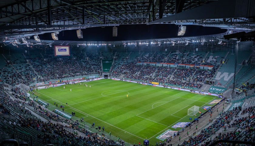 Mecz Ukraina - Islandia będzie rozegrany na wrocławskim stadionie. Na zdjęciu Tarczyński Arena .