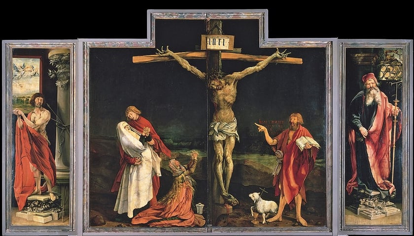 „Ukrzyżowanie” Matthiasa Grünewalda, dzieło ze słynnego ołtarza z Isenheim 