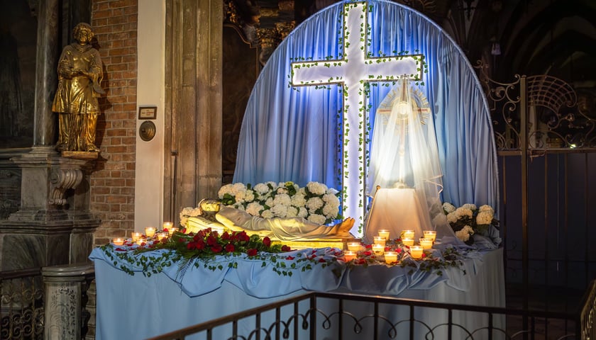 Grób pański w katedrze we Wrocławiu