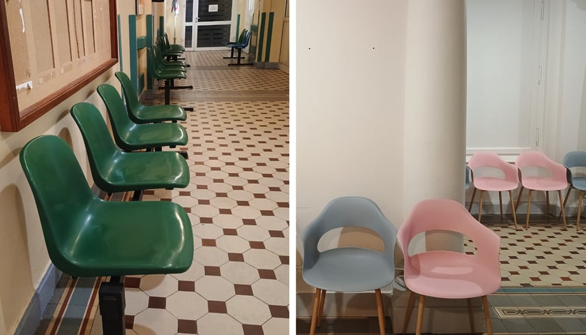 <p>Zadyma na tomografii i chirurgii (5-7.04.2024) - stare i nowe krzesełka</p>