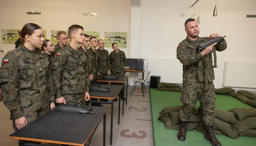 Zajęcia w Akademii Wojsk Lądowych we Wrocławiu