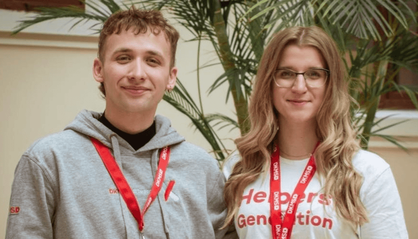 <p>Wolontariusze akcji Helpers’ Generation polegającej na zbieraniu potencjalnych dawc&oacute;w szpiku&nbsp;</p>