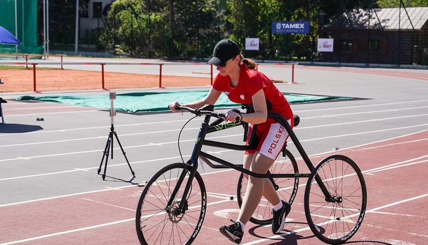 Uczestniczka zawodów Frame Running 2024
