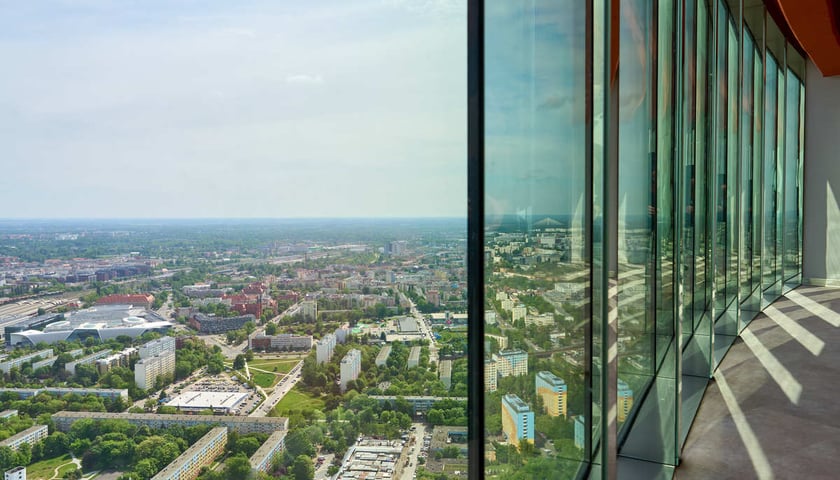 Tarasa widokowy w Sky Tower po modernizacji