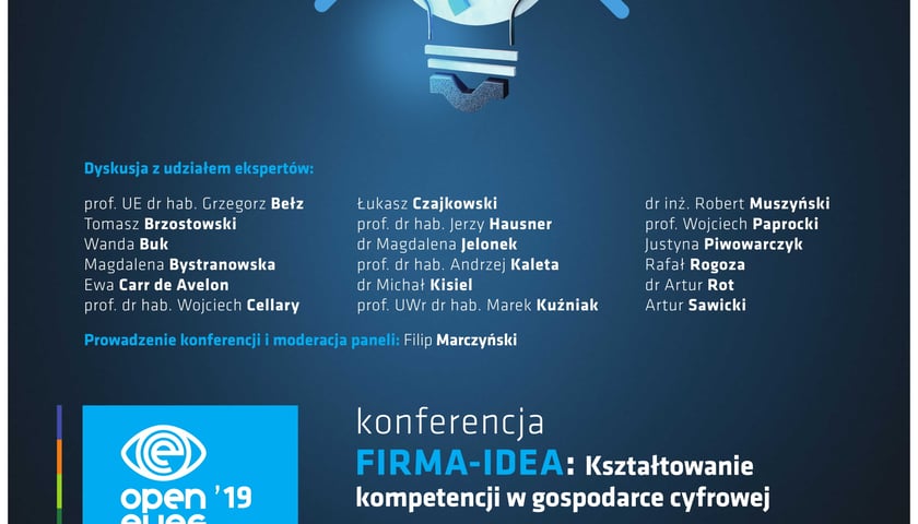 FIRMA-IDEA: Kształtowanie kompetencji w gospodarce cyfrowej. Serdecznie zapraszamy do udziału w konferencji! 