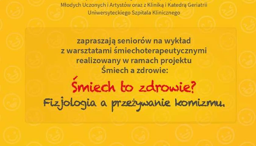 Śmiech to zdrowie - warsztaty dla seniorów 