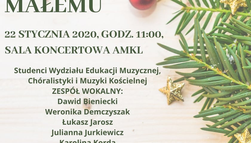 Wspólne Kolędowanie na Akademii Muzycznej!