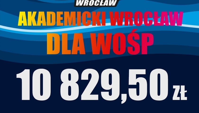 Finał akcji Akademicki Wrocław dla WOŚP!