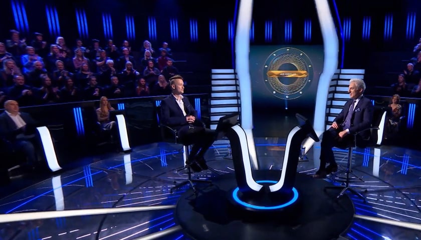 Tomasz Boruch i Hubert Urbański w programie Milionerzy 