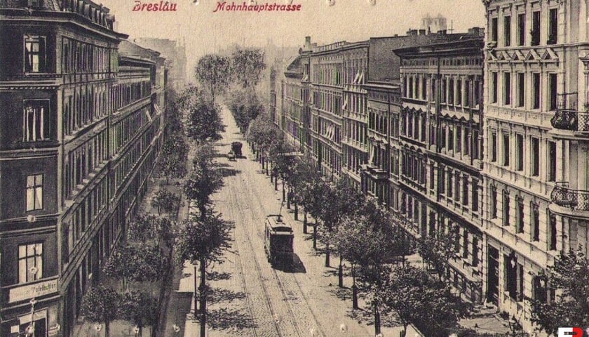 Aleja Jana Matejki to przed wojną ulica Monhauptstrasse, lata 1900-1930