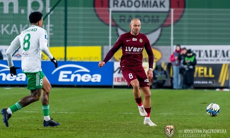 Mecz Radomiak Radom - WKS Śląsk Wrocław - jesień 2023 r.
