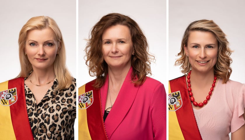 Od lewej: wiceprzewodnicząca Magdalena Razik-Trziszka, przewodnicząca Agnieszka Rybczak, wiceprzewodnicząca Dorota Pędziwiatr