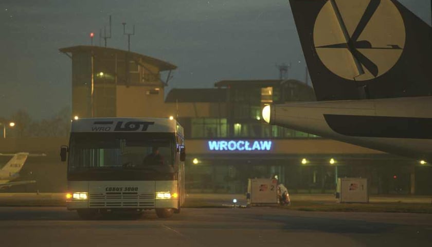 Zdjęcia archiwalne -  terminal wrocławskiego lotniskach