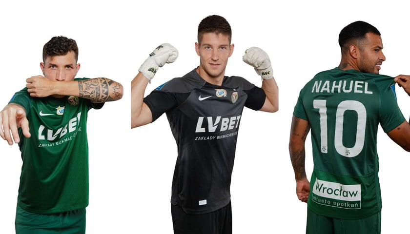 Od lewej: Erik Exposito, Rafał Leszczyński i Nahuel Leiva - medaliści mistrzostw Polski sezonu 2023/2024