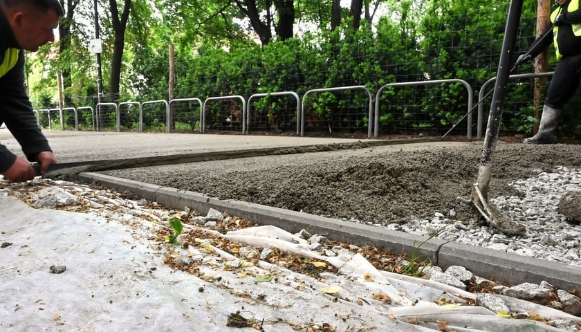 Lanie betonu jamistego, maj 2024