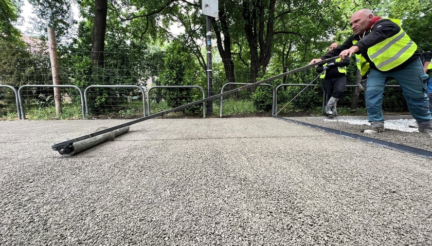 Lanie betonu jamistego, maj 2024