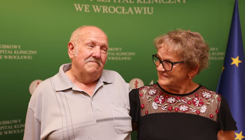 Danuta i Henryk z Lubina, pacjenci kardiologów ze szpitala wojskowego