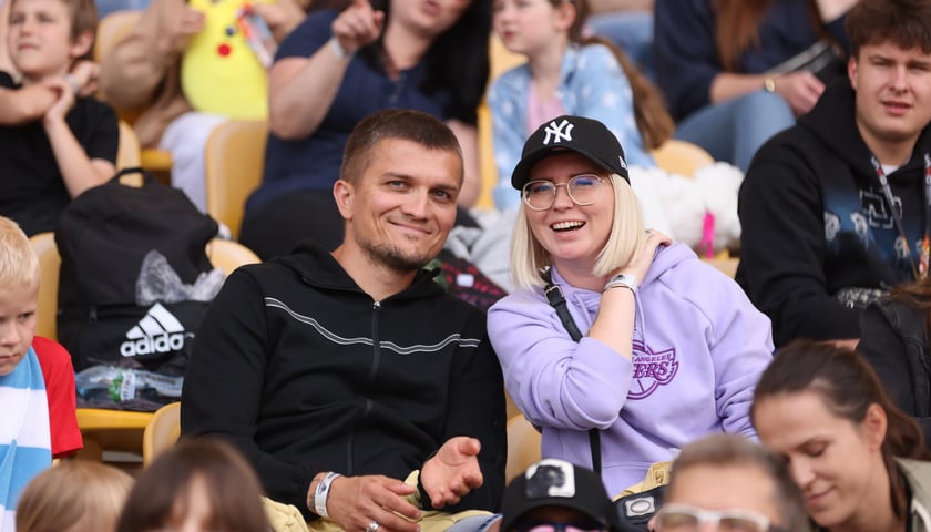 Kibice na meczu Panthers Wrocław