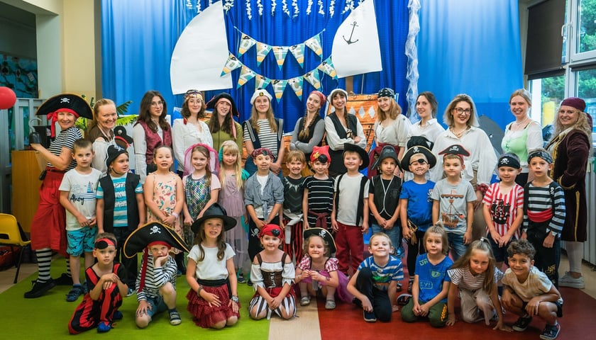 Piracko-morska impreza przedszkolaków z Tęczowej Polanki