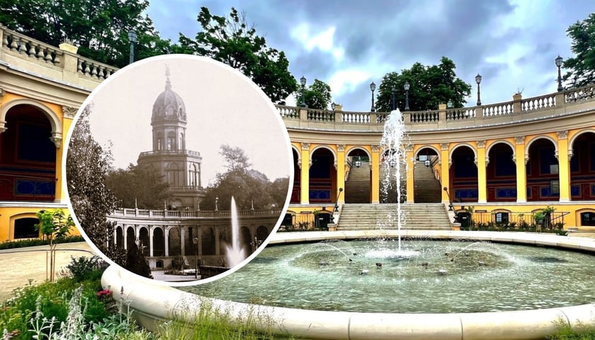 Bastion Sakwowy dziś i w 1880 roku. Na starym zdjęciu widać Bastion z wieżą. Czy zostanie odbudowana? Czy powstanie coś innego w jej miejscu? To temat do dyskusji. 