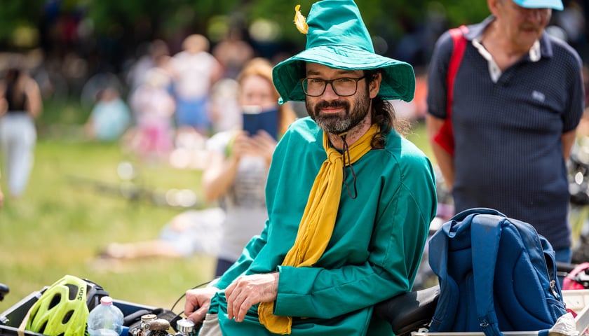Wrocławskie Święto Rowerzysty w parku Tołpy