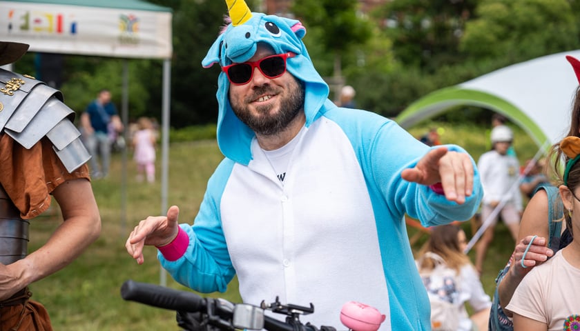 Wrocławskie Święto Rowerzysty w parku Tołpy