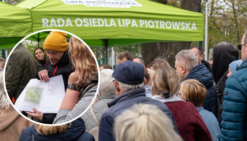 Spotkanie na Lipie Piotrowskiej w sprawie powstania nowego parku  (zdjęcie archiwalne)