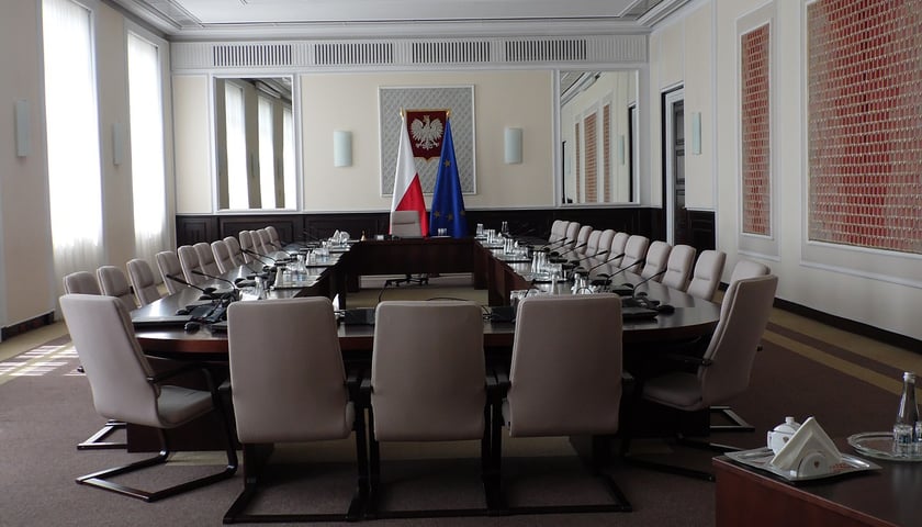 Sala im. Andrzeja Frycza Modrzejewskiego w Kancelarii Prezesa Rady Ministrów, zdjęcie ilustracyjne