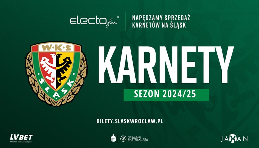 Karnety na mecze Śląska Wrocław w sezonie 2024/2025